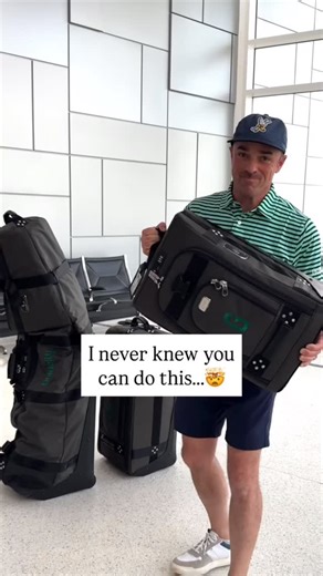 7.1K views · 38 reactions | Golf luggage cheat code  We get stopped...