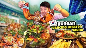 $1,000 LOBSTER FEAST! The Epic "Dancing Lobster" Dinner in South Korea