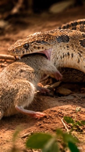 How Does a Snake Eat Rats? 🐍🐀😱 | Nature’s Amazing Feeding Moment! #shorts