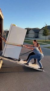 When Moving a Fridge Goes Wrong! Watch this hilarious fridge moving fail! Generated using Kling AI . . . (For entertainment purposes only. Consult professionals if guidance on activities is presented. No brand affiliation is implied if any are shown. If inspired by true events, creative adaptations may be included. Content may include public footage.) | Fabiosa Hearty