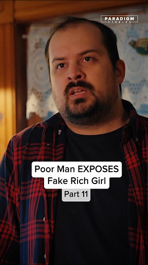 Poor Man EXPOSES Fake Rich Girl To Her Family #reels #family #karma | Paradigm Studios