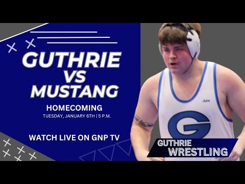 Watch: Guthrie Wrestling vs Mustang (Homecoming 2026)