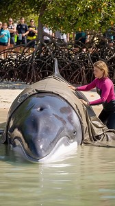 3.1M views · 29K reactions | Marine Biologists Race Against Time To Save Beached Whale! | Team Stories | Facebook
