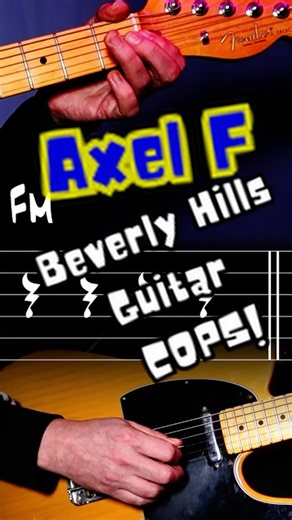 How to Play Axel F Theme | Guitar & Tabs
