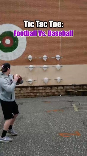 99K views · 1.4K reactions | MIND BLOWING Baseball Vs. Football TIC TAC TOE CHALLENGE! #shorts #fyp #foryou | Samantha Ball | Facebook