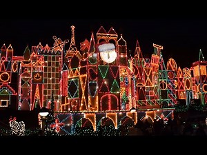 it's a small world HOLIDAY Version - Full POV Ride at Night - Disneyland 2019