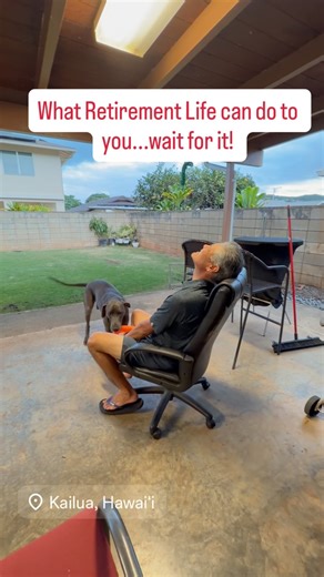 Rocky Kenny's newest game-close your eyes, hold his toy and let him drag you across the patio🤦🏽‍♀️ | Wendy Thompson Tenn