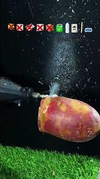 Satisfying Potato Cutting with a Twist 🥔 #asmr #potatocutting #experimnent
