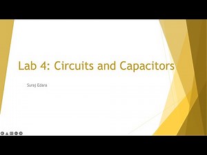 GaTech PHYS 2212 Lab 4 - Circuits and Capacitors