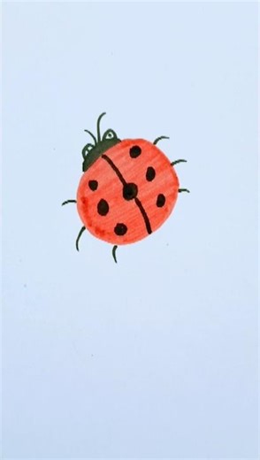 how to draw ladybug 🐞 easy step by step #ladybug