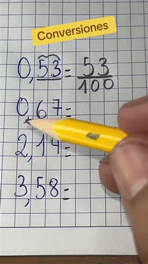 Converting decimals to fractions #mathematics #professorjeffer #maths