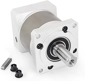 CNCTOPBAOS Nema23 Stepper Motor Planetary Gearbox 3:1 Ratio, 60mm Frame, 8mm Shaft, 7 Arc-Min Backlash, IP65, 3000RPM Gear Speed Reducer for CNC, Robotics, AGVs, Packaging, Industrial Automation