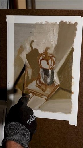 96. Study with Saturated Color. #oilpainting #art #youtubeshorts #artprocess