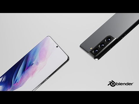 Professional Mobile Commercial animation in Blender 3d