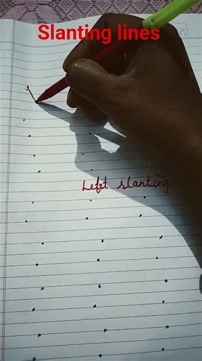 Slanting lines #ytshorts #shortsvideo #basicenglish #education