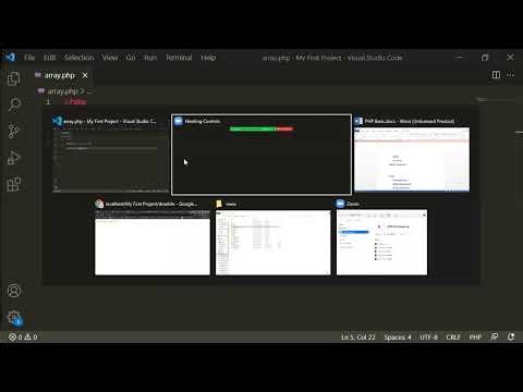 Array in PHP | Advance Web Designing | Hindi #3-4