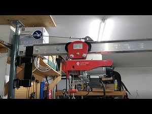 Building a spare parts Jib Crane/Gantry for my garage