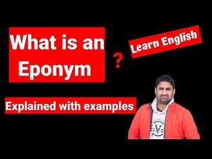 Eponym | Meaning & Examples | Celsius, Fahrenheit, Adam’s Apple, Boycott | English Time with Me