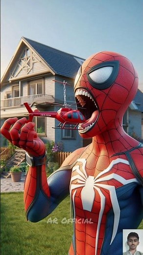 Spider-Man eat a helicopter? 🚁 Spider-Man vs venom vs iron Man #spidarman