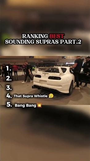 Ranking best SOUNDING Supras! #supra #dragrace #turbo #racing #cars #ytshorts #fyp