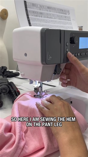 Smart hemming hack: shorten sweatpants without cutting fabric so kids can grow into them later!🪡 #MoodFabrics #UpcycledFashion #SewingProjects #SewingTips #DIYSewing #SewingCommunity #Alterations | Mood Designer Fabrics