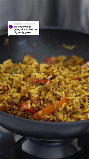 Replying to @that guy Beef savoury rice, here are the ✨ingredients*** For the mince: Cooking oil Lean beef mince Seasoning of choice Paprika Thyme Black pepper Garlic Cooked rice For the vegetables: Cooking oil Onions Carrots Rainbow peppers Garlic Curry powder Cumin Coriander Turmeric Kashmiri chilli Tomato paste Seasoning of choice