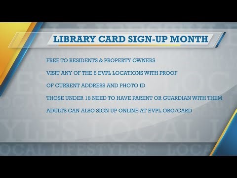 EVPL Library Card Month (9/24/2025)