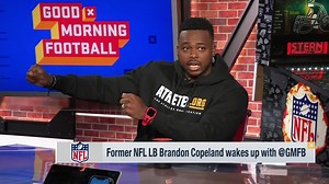 Brandon Copeland wakes up with 'GMFB'