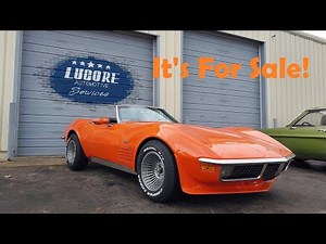 1970 C3 Corvette For Sale! High Compression 350CI 4 Speed Manual Convertible Corvette!