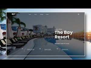 Hotel Web App UI Design using Adobe Xd | Speed Art