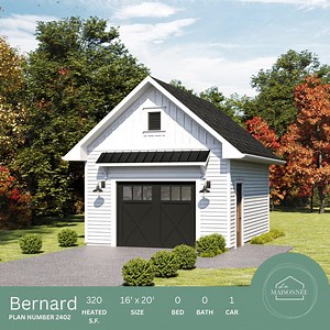 Garage Plan 16'x20' 1-car Garage Plans Shed Plan Garage Floorplan Garage Modern Garage Plans Shed Plans Design Shed House Plan PDF Download - Etsy