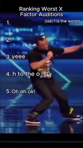 Ranking Worst X Factor Auditions Ever 😳🎤#funny #shorts #xfactor