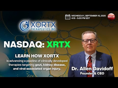 RedChip Investor Webinar with XORTX Therapeutics (Nasdaq: XRTX)