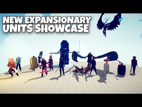 ALL NEW EXPANSIONARY UNITS SHOWCASE - UPDATE!!! - Totally Accurate Battle Simulator TABS