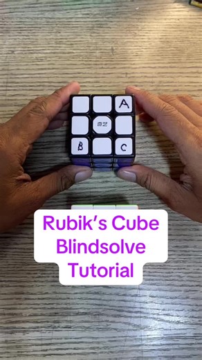 Blindfolded Rubik's Cube Solving Tutorial