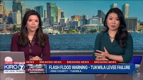 Video: Major flooding in Whatcom County, home floats down Nooksack River