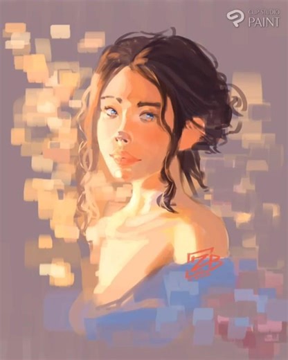 Portrait LightStudy #clipstudiopaint5