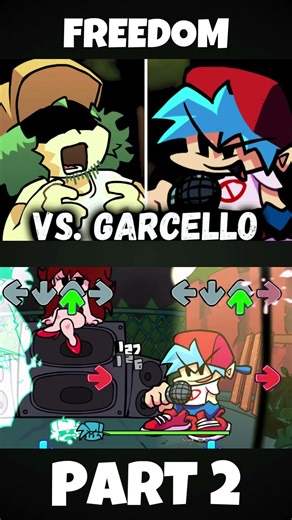 FNF - VS. GARCELLO [PART 2|Freedom] [PACKWATCHED] (FNF MOD) #shorts