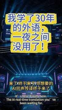 人类语言障碍刚刚被AI终结！Language Barriers Just Died！#gemeni #interpretation