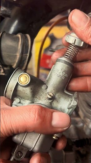 How to install throttle valve in carburator | how to increase fuel mileage setting | Classic Honda