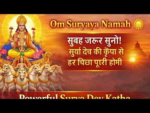Powerful Surya Dev Mantra 🌞 Om Suryaya Namah | Morning Sun Prayer for Success 🥰