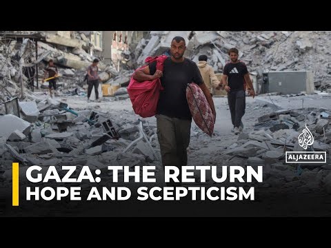 Palestinians in Gaza City express hope and scepticism as ceasefire continues to hold