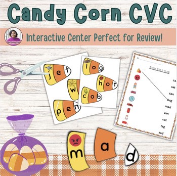 Candy Corn CVC Fall / Halloween Activities | centers