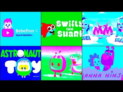 Best logo intro Super Compilation Effects:Bebefinn, Swifty the Shark, cocomelon& papapig logo Effect