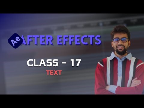 After effects text basics - After Effects - Class 17