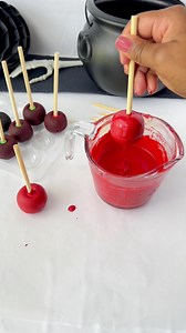 3.7K views | Can you guess which is the rotten apple?  These toffee apple cake pops by Bree Bakes have “trick or treat” written all over them: totally tasty on the outside, all surprise on the inside  Get the tutorial here >> bit.ly/SpookyCakepops | LoveCrafts | Facebook
