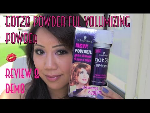 Got2b Powder'ful Volumizing Powder Review ♥ Demo