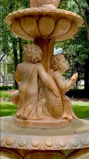 Memorial Gardens #shorts #cherubs #memorial gardens #fountain