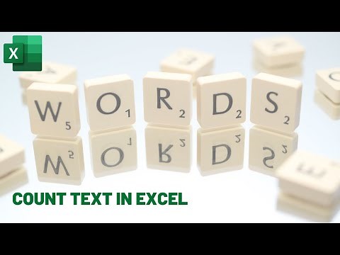 Microsoft Excel Count Cells with Text - ⚡ Quick Tutorial 2020 ⚡