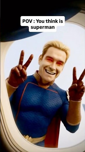 Homelander Airplane scene